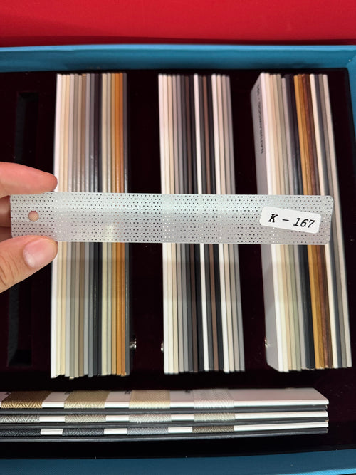 25 mm Metal Jaluzi Perde Delikli Gümüş – K-167
