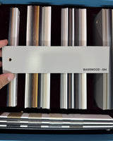 Açık Gri 50 mm Gerçek Ihlamur Ahşap Jaluzi Perde – BASSWOOD 004 1