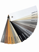 Antrasit 50 mm Gerçek Ihlamur Ahşap Jaluzi Perde – BASSWOOD 010 2