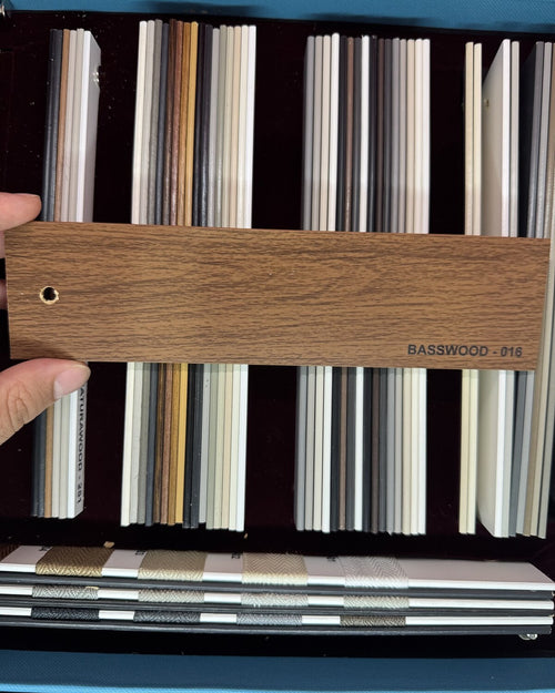 Koyu Ceviz 50 mm Gerçek Ihlamur Ahşap Jaluzi Perde – BASSWOOD 016