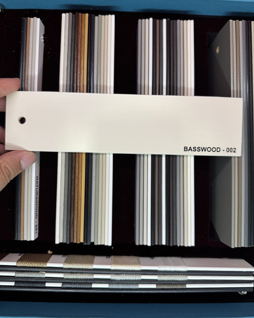Krem 50 mm Gerçek Ihlamur Ahşap Jaluzi Perde – BASSWOOD 002