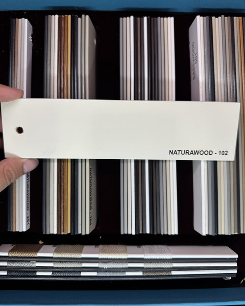 Krem 50 mm Gerçek Pervonya Ahşap Jaluzi Perde – NATURAWOOD 102